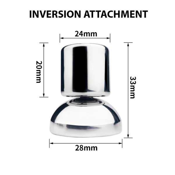 flathead dildo inversion attachment front view