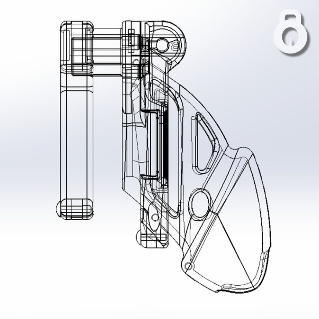 the vice chastity wireframe design with logo